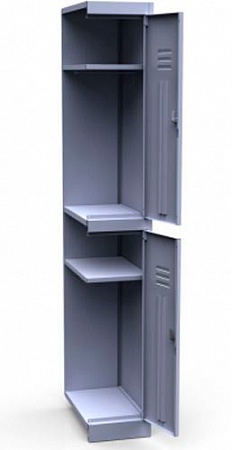Шкаф ШСМ-012 для одежды 2-х секционный дополнительная секция с замком